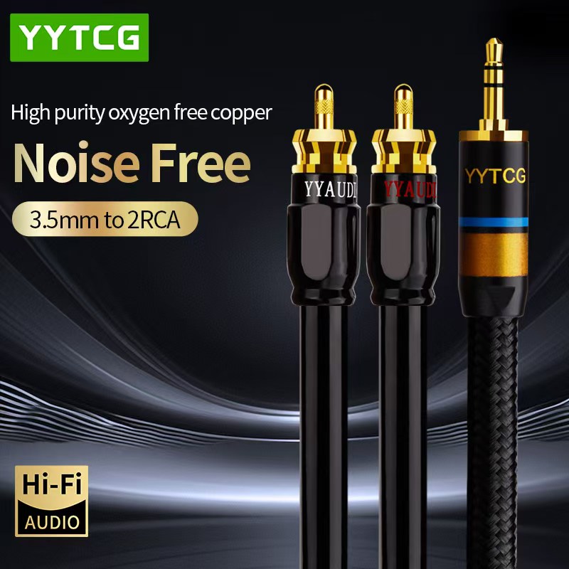 Home Cinema Player - YYTCG RCA Cable HiFi Stereo 3.5mm