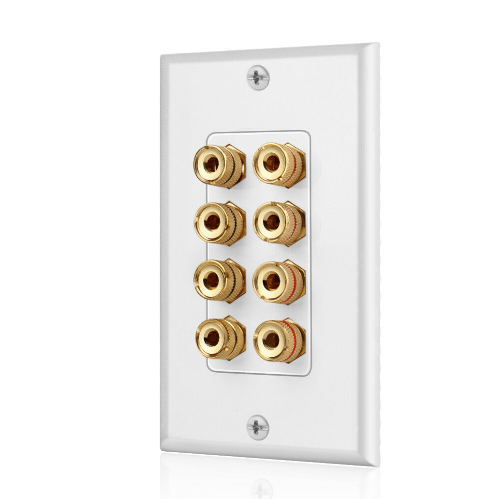 Home Cinema Wall Panels - A68Z 8 Posts Speaker Wall Plate