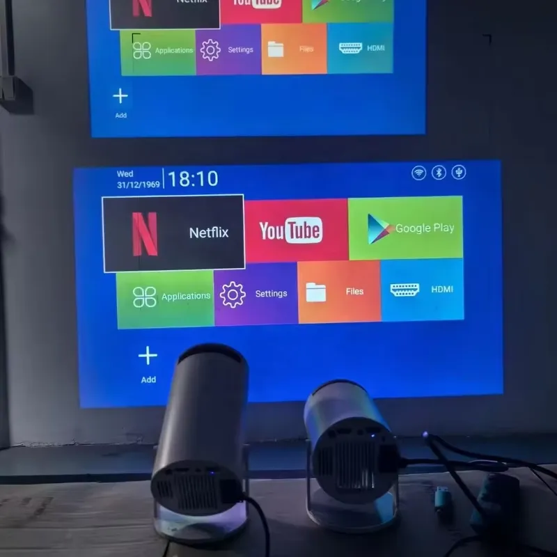 Home Cinema Projector - Latest HY300 Pro Smart Projector Auto