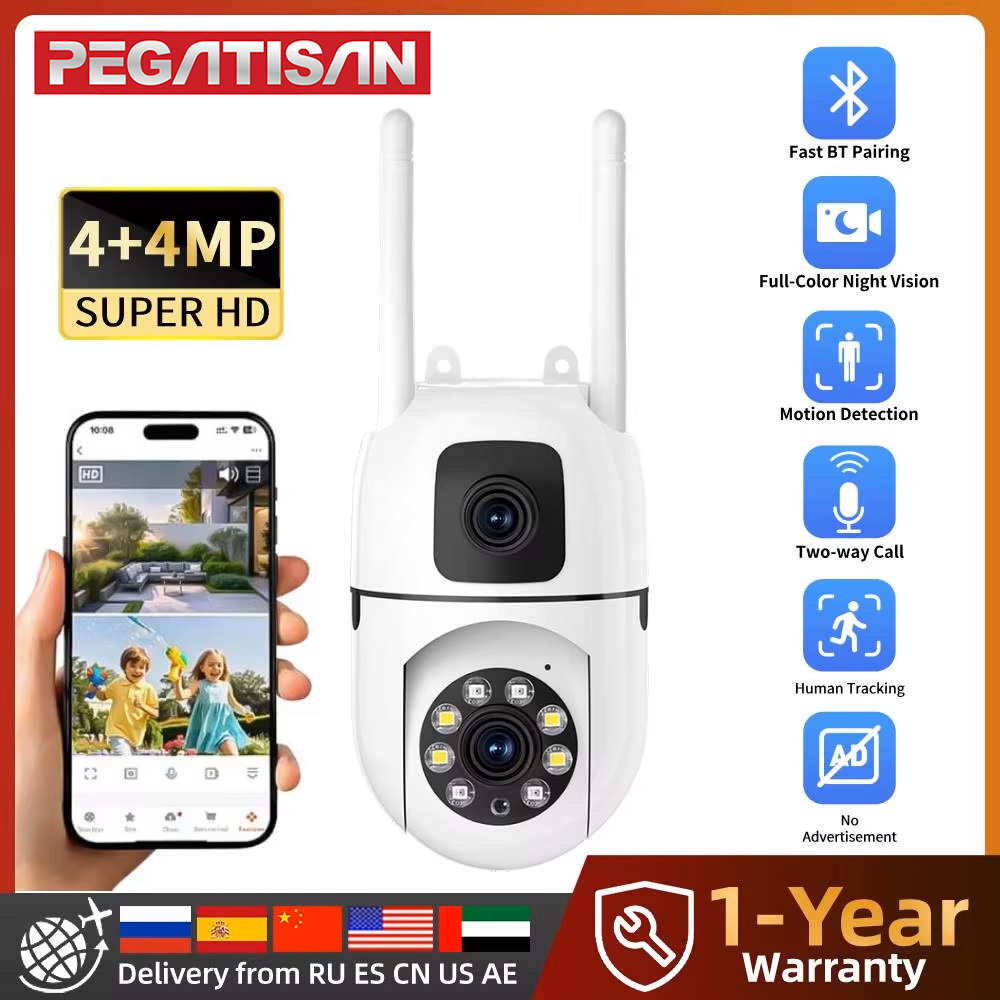 Home Cinema Wall Panels - 8MP HD Wifi Surveillance PTZ Camera