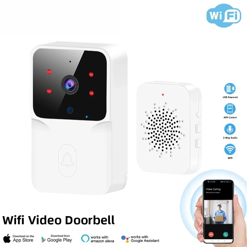 Home Cinema Hd - smart home wifi doorbell hd camera