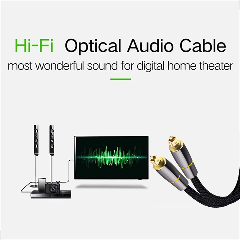 HIFI 5.1 Digital SPDIF Fiber T - Home Cinema Tv ulasan dan harga