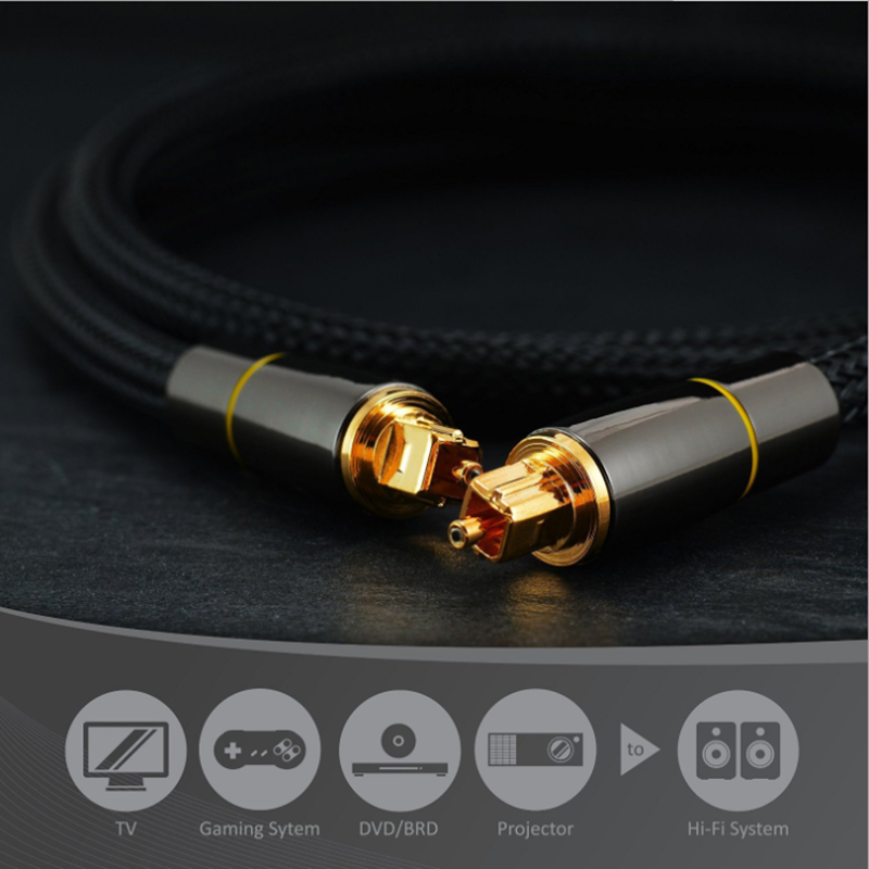 HIFI 5.1 Digital SPDIF Fiber T - Home Cinema Tv ulasan dan harga