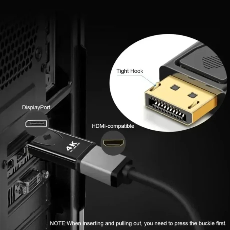 4K/1080P DP DisplayPort to HDM - Home Cinema Projector ulasan dan harga