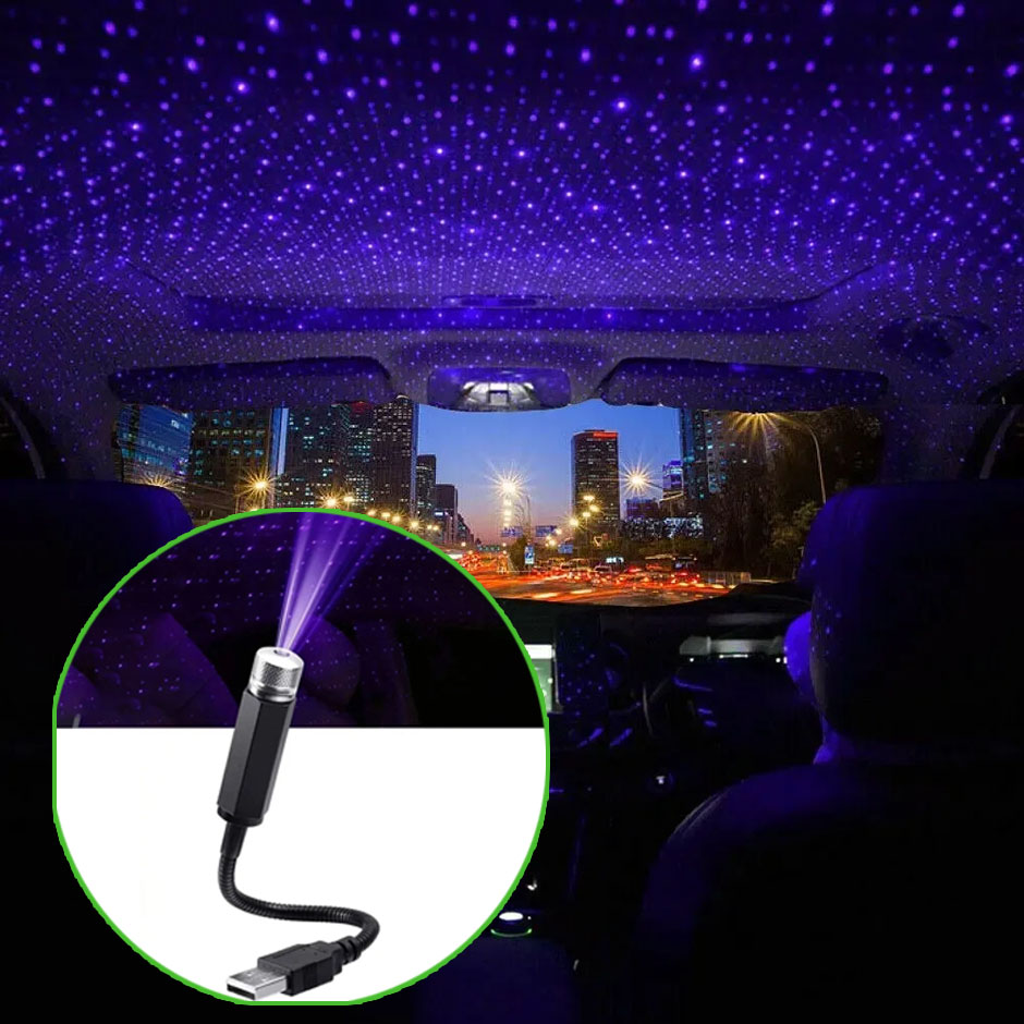 QXNY 1pcs Mini LED Car Roof St - Home Cinema Projector ulasan dan harga