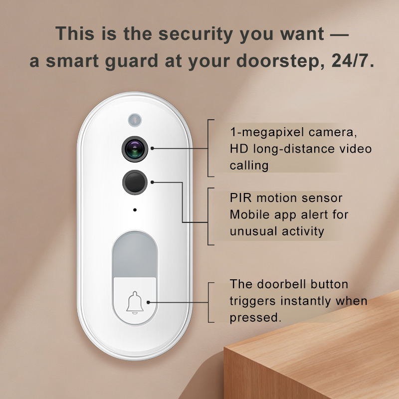 Tuya Smart Video Doorbell Wire - Home Cinema Hd ulasan dan harga