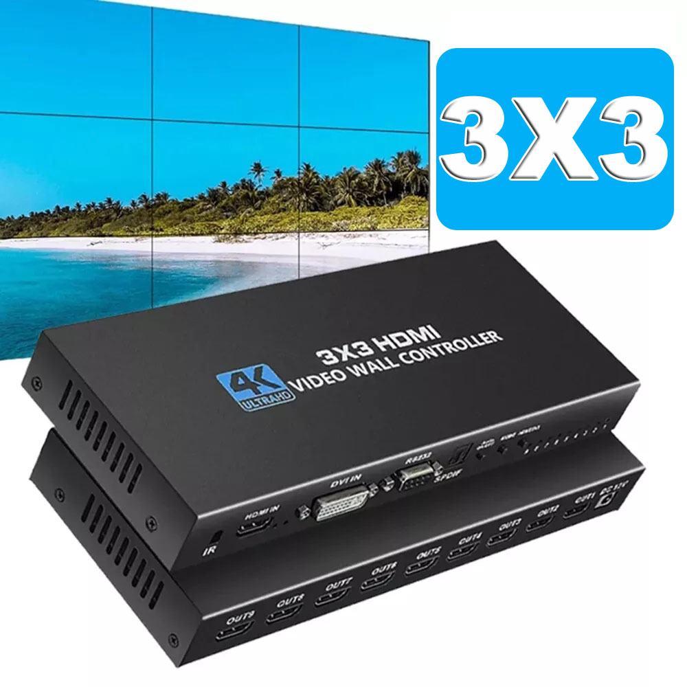 4K HDMI Video Wall Controller  - Home Cinema Wall Panels ulasan dan harga
