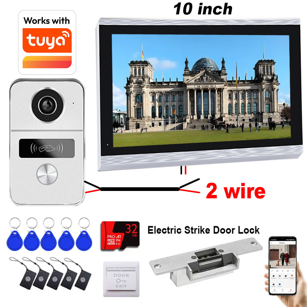 New 2 Wires Tuya Wifi Video In - Home Cinema Wall Panels ulasan dan harga