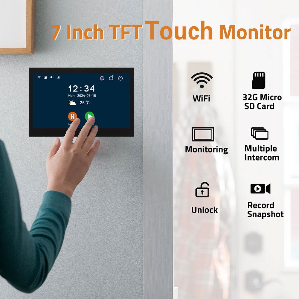 New 2 Wires Tuya Wifi Video In - Home Cinema Wall Panels ulasan dan harga