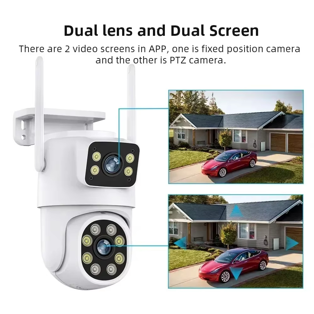 Tuya 4K 8MP Wifi Camera PTZ Ou - Home Cinema Wall Panels ulasan dan harga