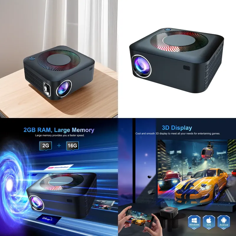 XNANO Factory Wholesale X5 Pro - Home Cinema Projector ulasan dan harga