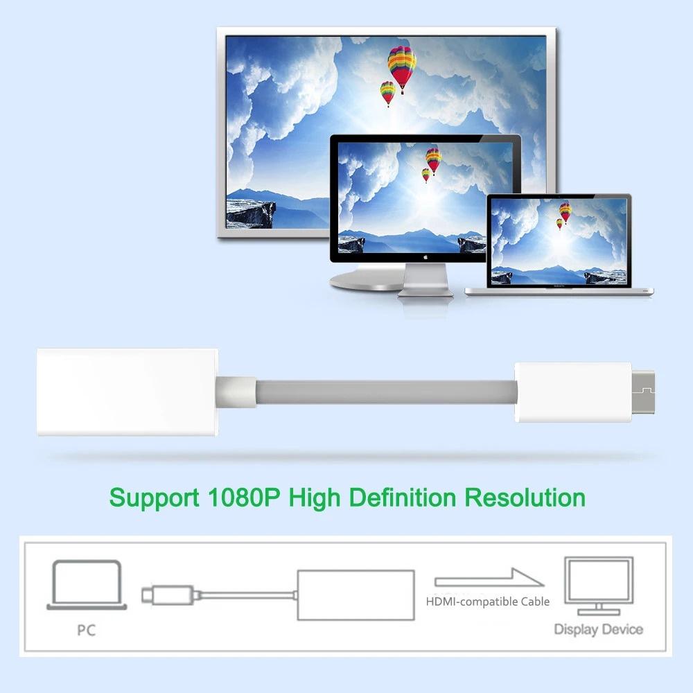 4K Mini Displayport To HDMI-co - Home Cinema Projector ulasan dan harga