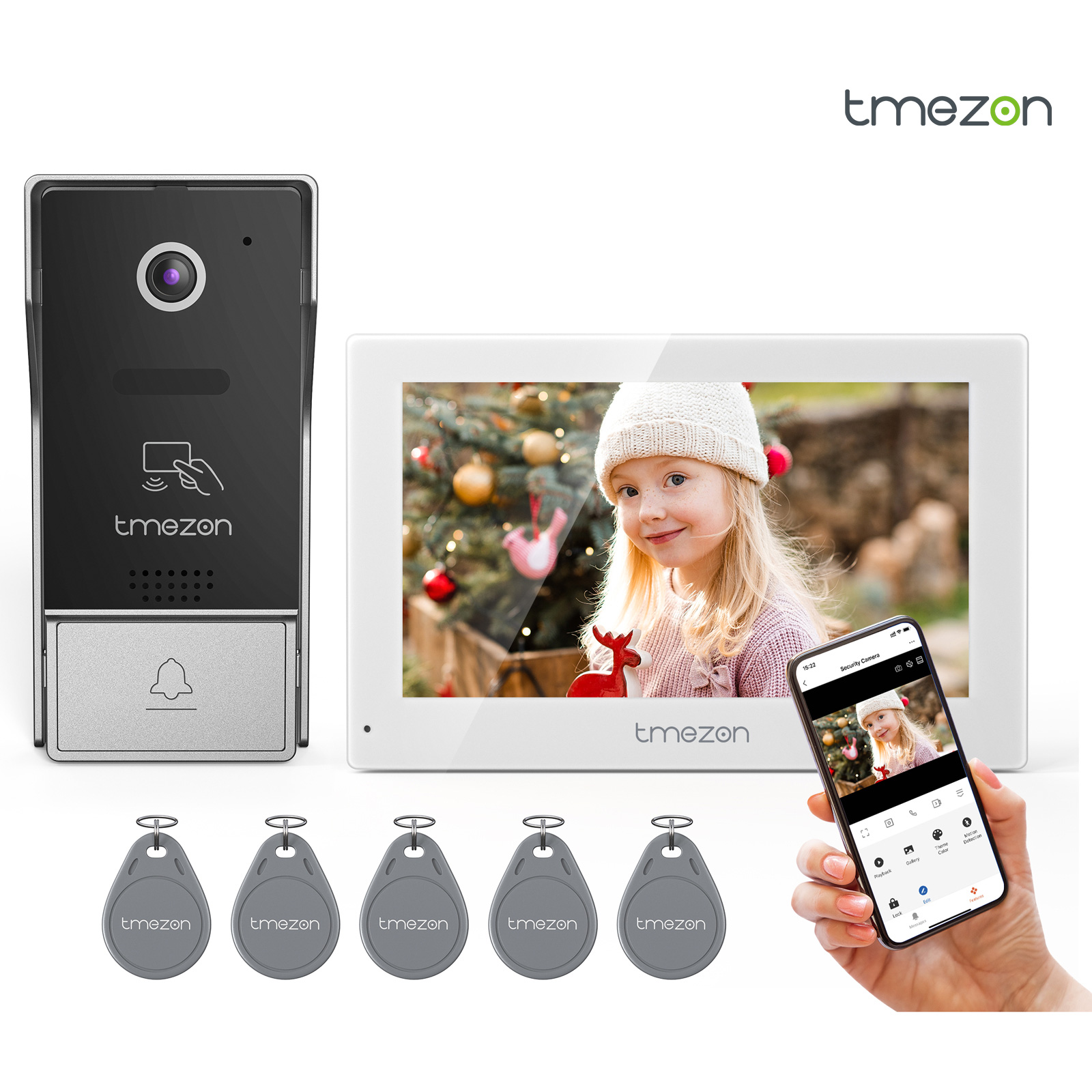 7 Inch Tuya 1080P wireless Wif - Home Cinema Wall Panels ulasan dan harga