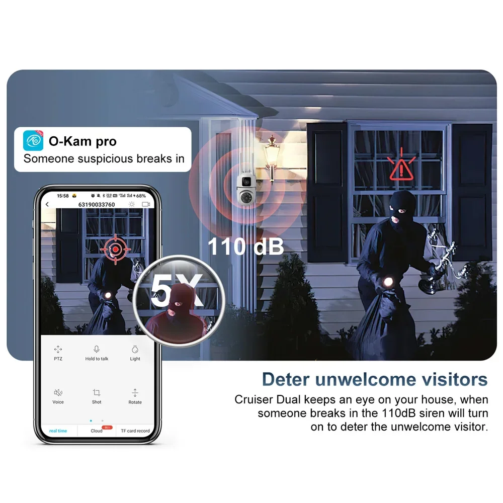 8MP HD Wifi Surveillance PTZ C - Home Cinema Wall Panels ulasan dan harga