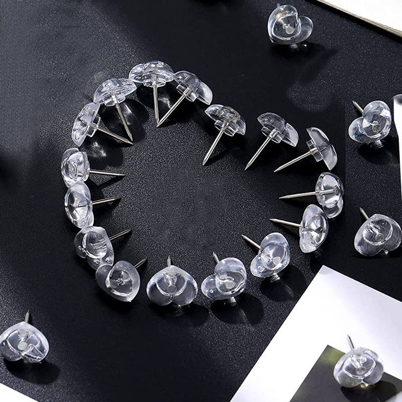 100 pcs Transparent love heart - Home Cinema Wall Panels ulasan dan harga