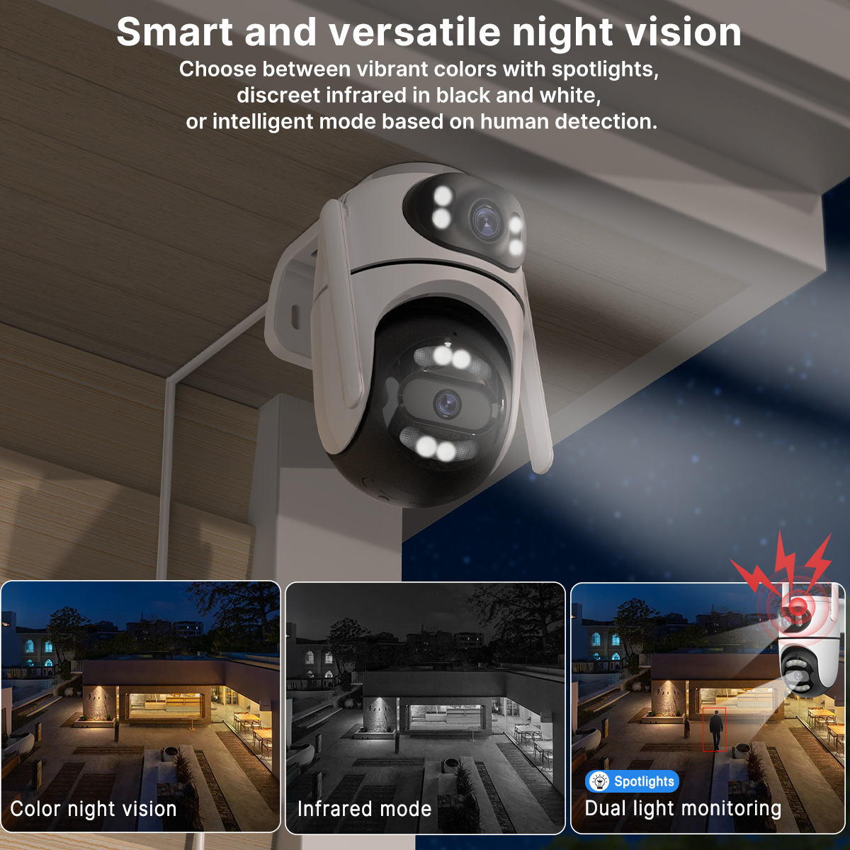 8MP 4K HD Wifi PTZ Camera iCse - Home Cinema Wall Panels ulasan dan harga
