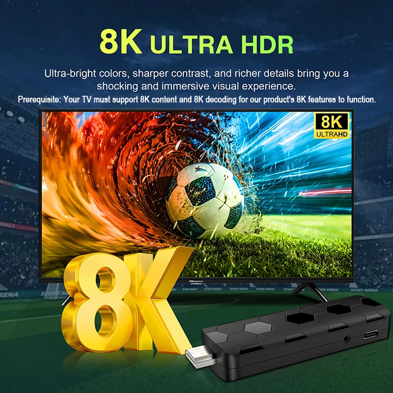Android 16 8K Ultra HD TV Stic - Home Cinema Player ulasan dan harga