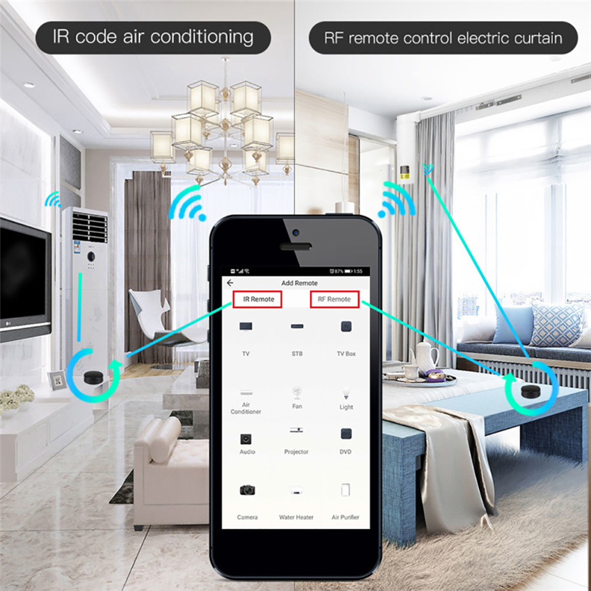 Tuya Smart RF IR Remote Contro - Home Cinema Player ulasan dan harga